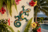 Jumbo Painted Gecko Green - Tropical Outdoor Patio