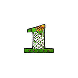 Painted Numbers - Green