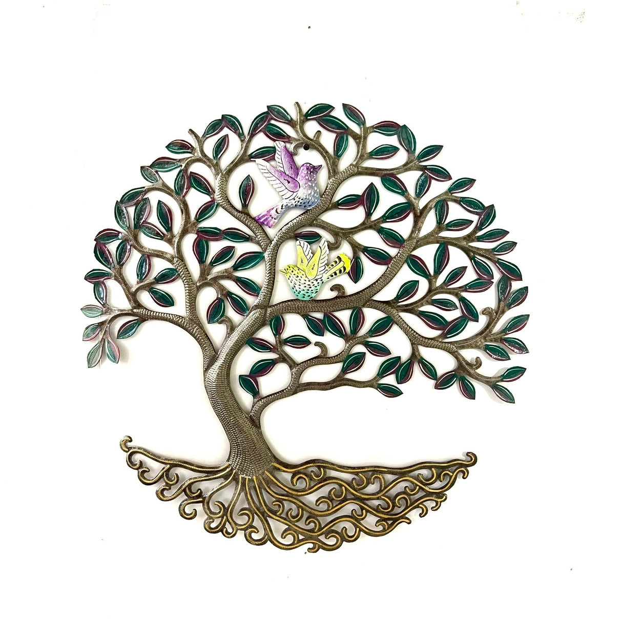 Large Purple Green Tree of Life