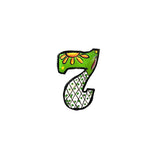 Painted Numbers - Green