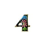 Painted Numbers - Black
