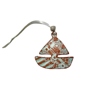 Sailboat Ceramic Ornament