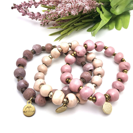 Ceramic Bead Bracelet Pack (set of 10)