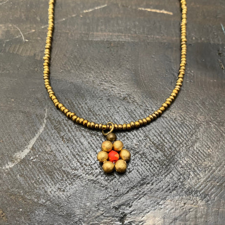 Ceramic Daisy Necklace