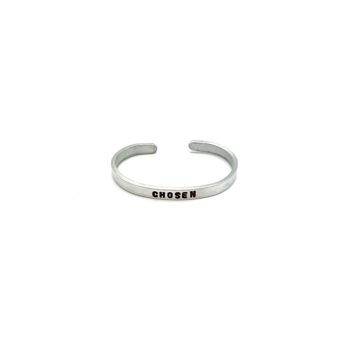 Inspirational Aluminum Cuff- Chosen