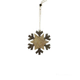 Glitter Snowflake Ornament