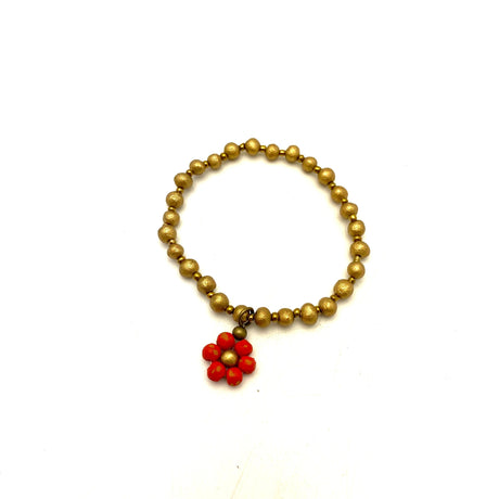 Ceramic Daisy Bracelet