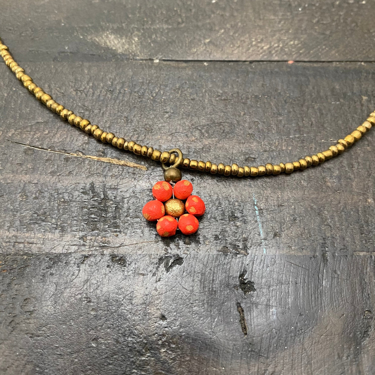 Ceramic Daisy Necklace