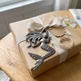 Handmade Mermaid Ornament – Haitian Recycled Metal Art