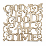 Give Thanks Metal Wreath Art