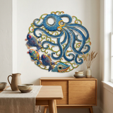 : Haitian Octopus Metal Wall Art, 23" | Recycled Steel