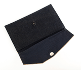 Black Handmade Women Clutch Purse Made of Beads