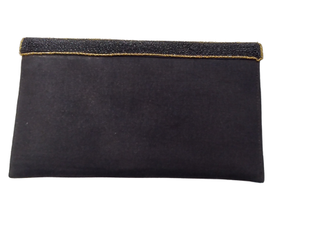 Handmade Women Envelope Clutch Purse with Cover made of beads