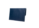 Dark Blue Handmade Women Clutch Purse Leather Envelop