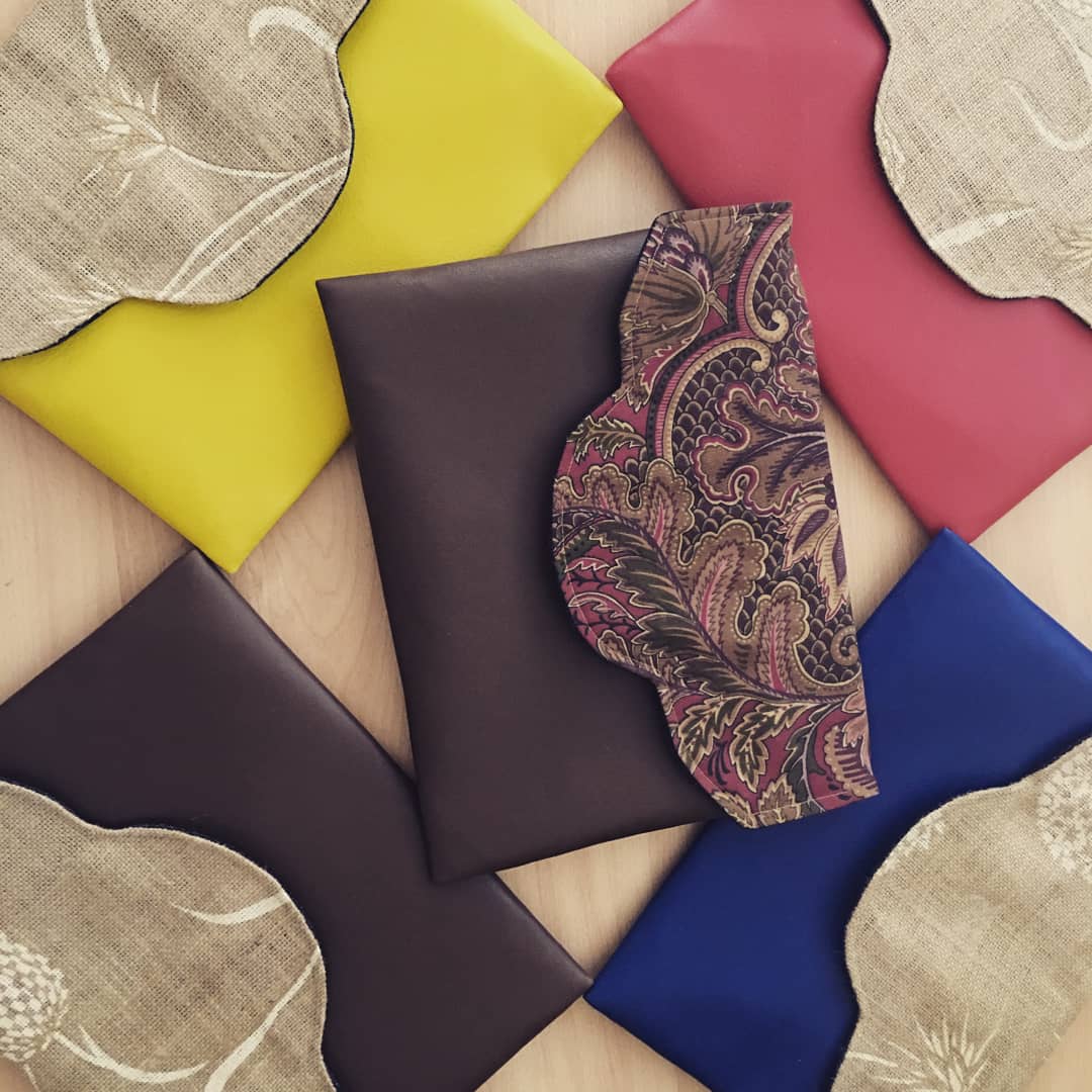 Leather clutches for women